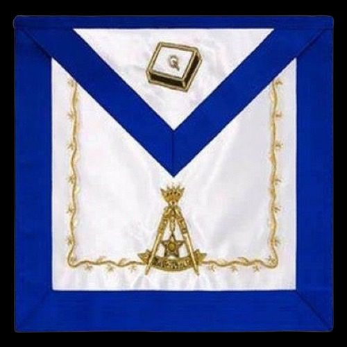 Mandil Maestro Perfecto Mason grado 14 Maestro Perfecto, piel genuina y bordado