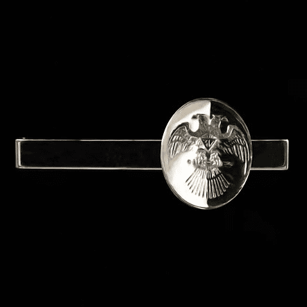 Pisa corbata metálico con águila bicéfala para Caballero Kadosh 30° REAA – Houston, TX