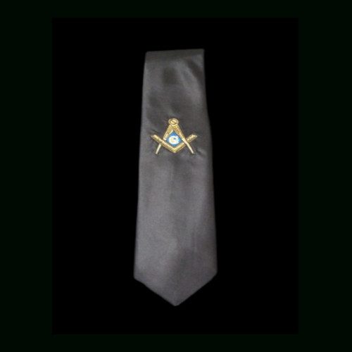 corbata masónica compañero, corbata compañero masón rito escocés, ropa masónica segundo grado, accesorios masónicos compañero. masonic fellowcraft necktie, freemason tie second degree, regalia compañero masonería,