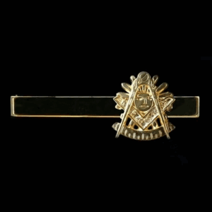 Pisa corbata dorado masónico con símbolo de Past Master