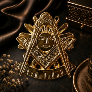 Pin/Insignia Masónico Past Master - Rito Escocés Antiguo y Aceptado (REAA)