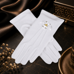 Guantes Masónico Grado 30° Caballero Kadosh - Rito Escocés Antiguo y Aceptado (REAA)