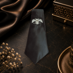 Corbata Masónico Grado 30° Caballero Kadosh - Rito Escocés Antiguo y Aceptado (REAA)